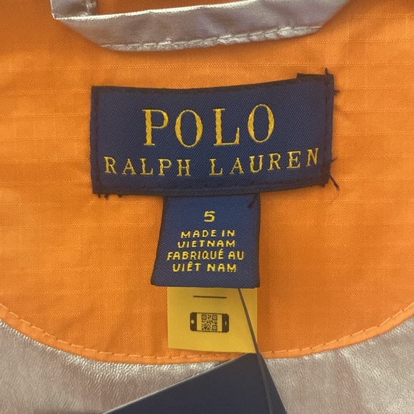 Polo Ralph Lauren New Orange Windbreaker 5 - Picture 8 of 10